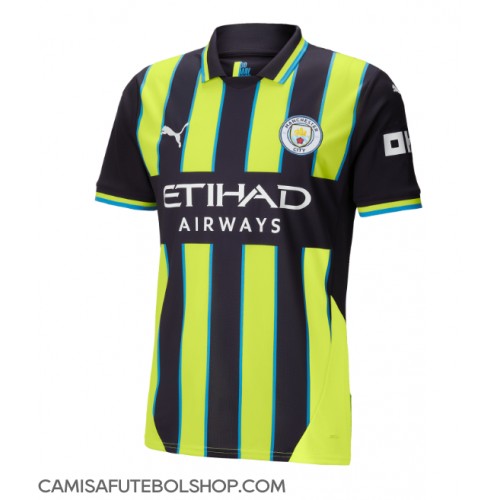 Camisa de time de futebol Manchester City Replicas 2º Equipamento 2024-25 Manga Curta